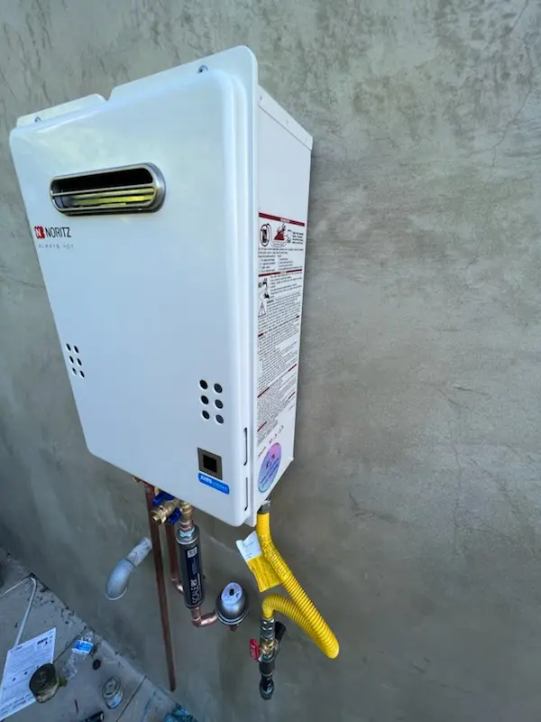 Tankless water heater installation for Claytons Corner homes
